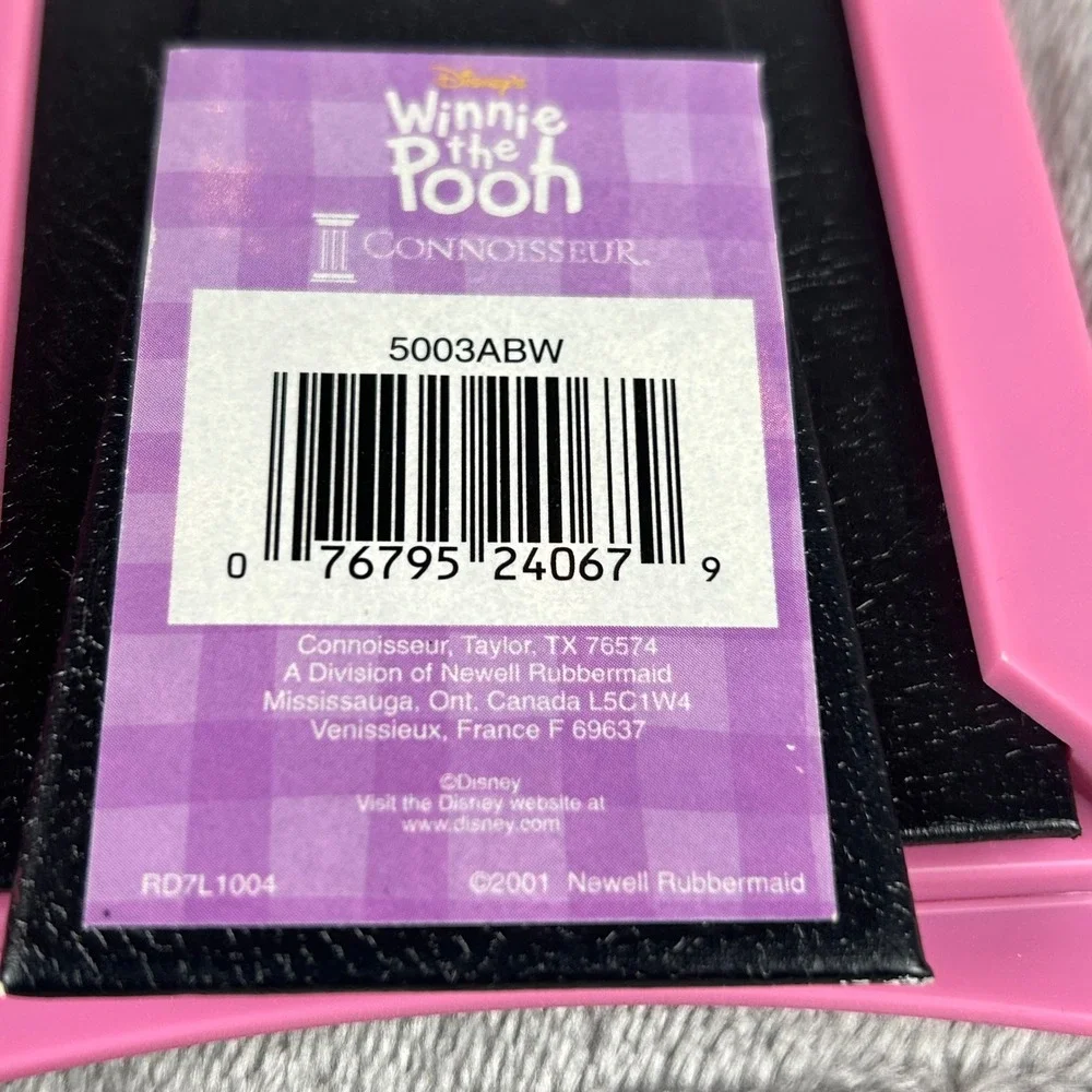 Disney Winnie the Pooh Pink Picture Frame Connoisseur Bronze Pooh 5003ABW 2001